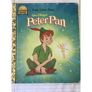 Little Golden Book - Walt Disney's Peter Pan 1989 HC